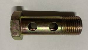 Болт-Штуцер М12х1,5 два отверстия АК0725